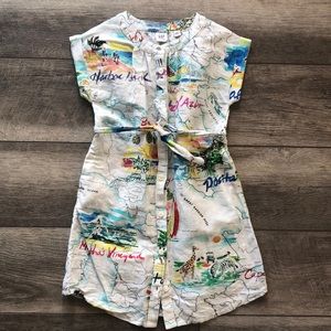 Gap Map Dress